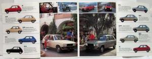 1981 Peugeot 104 Z Plus and 104 Set of 2 Sales Brochures - French Text