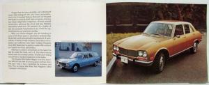 1978-1983? Peugeot 504 There is No Substitute Sales Brochure