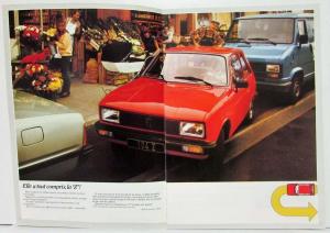 1983 Peugeot 104Z and 104ZS Sales Brochure - French Text