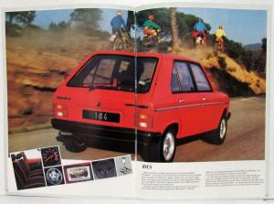 1983 Peugeot 104 Sales Brochure - French Text