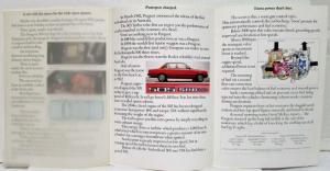 1983 Peugeot 505 Petrol and Diesel Sales Brochure - Australian Market