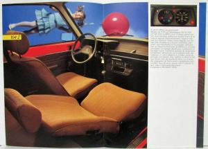 1984 Peugeot 104Z and 104ZS Sales Brochure - French Text