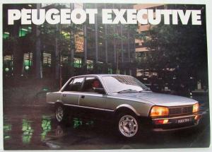 1985 Peugeot 505 Executive Spec Sheet - Australian Market