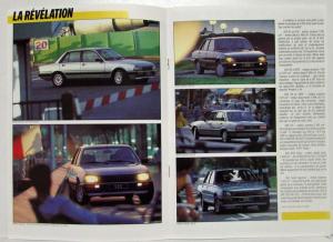 1986 Peugeot 505 Sales Brochure - French Text