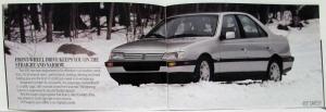 1989 Peugeot Nothing Else Feels Like It 405 & 505 Sales Brochure