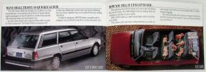 1989 Peugeot Nothing Else Feels Like It 405 & 505 Sales Brochure