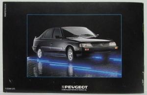 1989 Peugeot Nothing Else Feels Like It 405 & 505 Sales Brochure