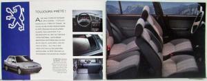 1994 Peugeot 309 Vital Sales Folder - French Text