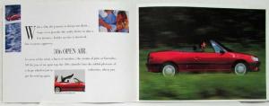 1995 Peugeot 306 Sales Brochure - Australian Market