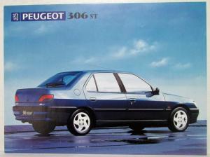 1996 Peugeot 306 Spec Sheets - Set of 4 - Australian Market