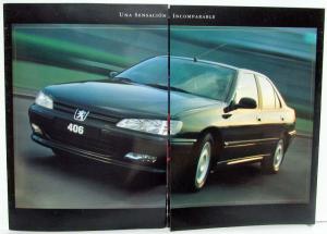 1997 Peugeot 406 Sales Folder - Spanish Text