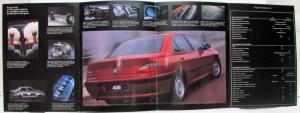 1997 Peugeot 406 Sales Folder - Spanish Text