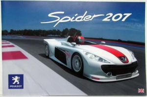 2005 Peugeot Spider 207 and 908 Press Kit with CD