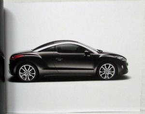 2010 Peugeot RCZ Booklet in Slide Envelope with Spec Sheets - German Text