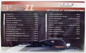 2000? PGO Speedster II Sales Brochure with Spec Sheet - French Text