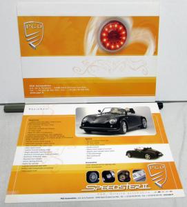 2002-2011? PGO Speedster II Sales Brochure with Spec Sheet - English Text