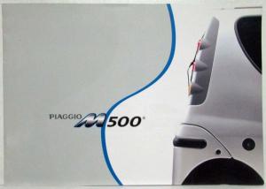 2005-2010 Piaggio M500 Microcar Sales Brochure - French Text