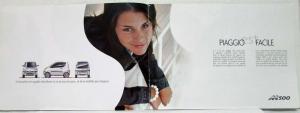 2005-2010 Piaggio M500 Microcar Sales Brochure - French Text