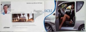 2005-2010 Piaggio M500 Microcar Sales Brochure - French Text