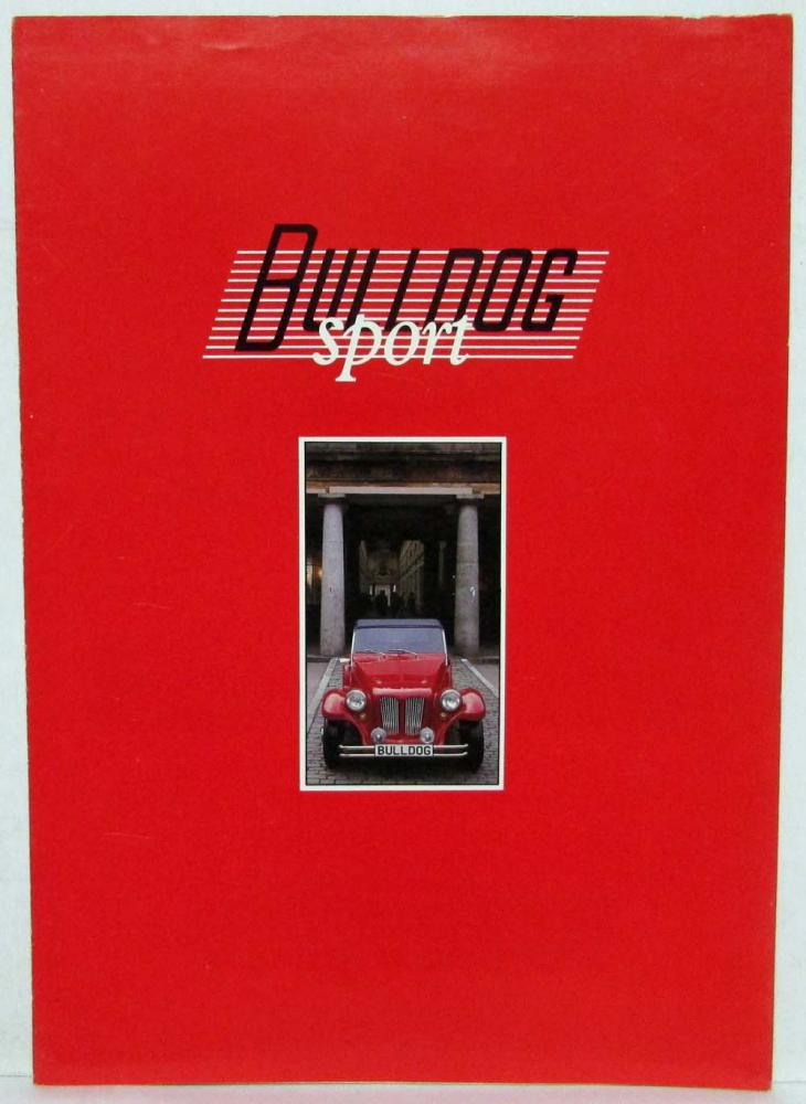 1980-1989 Pilgrim GRP Bulldog Sport Kit Car - UK Market