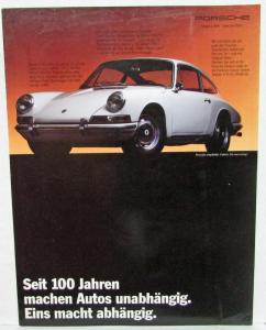 1975 Porsche 911 911S Carrera Sales Brochure Literature Dealer Advertisement 
