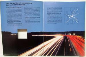 1982 Porsche and Audi European Delivery Program Brochure and Price Sheet