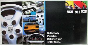 1994 Porsche 968 911 928 Timeless Sales Brochure - UK Market