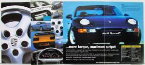1994 Porsche 968 911 928 Timeless Sales Brochure - UK Market