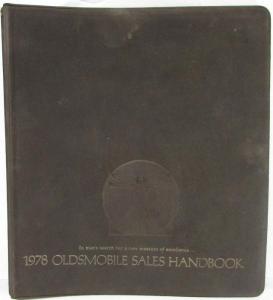 1978 Oldsmobile Dealer Sales Handbook Starfire Omega Cutlass Delta 88 Toronado