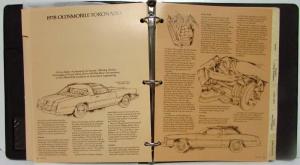 1978 Oldsmobile Dealer Sales Handbook Starfire Omega Cutlass Delta 88 Toronado