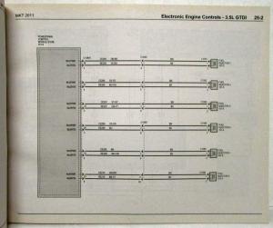2011 Lincoln MKT Electrical Wiring Diagrams Manual