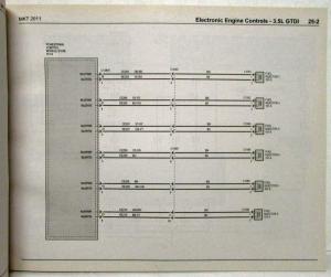 2011 Lincoln MKT Electrical Wiring Diagrams Manual