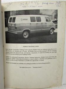 1972 Plymouth Dodge Chrysler Passenger Car Service Highlight Shop Manual Preview