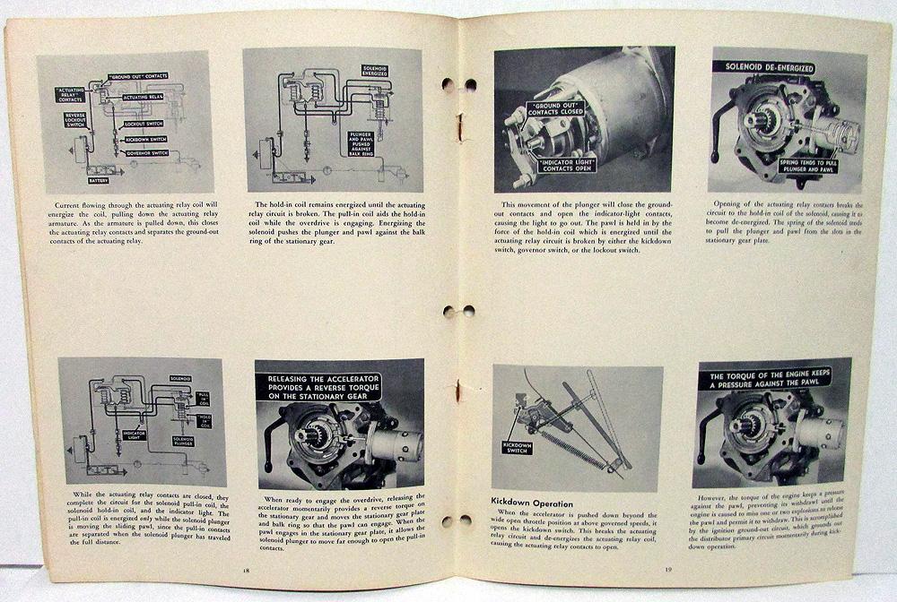 1948 Packard Service Training Program Manual Transmission & Overdrive