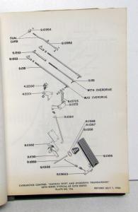 1955 1956 Packard Parts Accessories List Book Clipper Caribbean Super Patrician