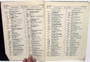 1949 Packard Dealer 23rd Series Preliminary Parts List Book Six Taxicab Eight