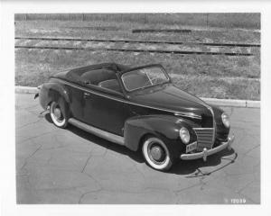 1939 Mercury Sport Convertible Model 99A-76 Press Photo 0008