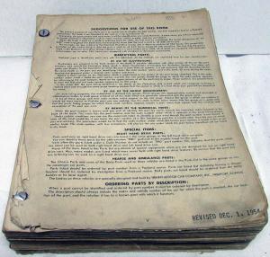 1948-1954 Packard Dealer Parts Book 22nd 23rd 24th 25th 26th 54th Series Orig