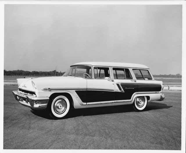 1956 Mercury Monterey Station Wagon Type 79C Press Photo 0040