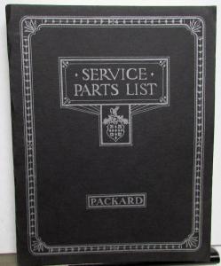 1932-1936 Packard Twelve Dealer Service Parts List Book 905-1408 V12 Repro