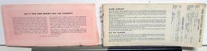 1963 Ford Fairlane 500 Wagons Owners Manual ORIGINAL