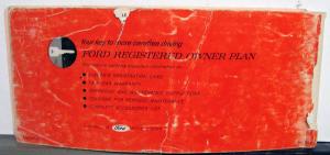 1963 Ford Fairlane 500 Wagons Owners Manual ORIGINAL