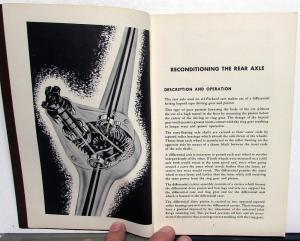 1946-48 Packard Dealer Service Shop Manual Section II Rear Axle Series 21 & 22