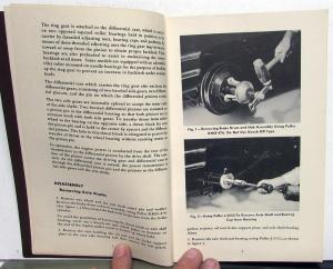 1946-48 Packard Dealer Service Shop Manual Section II Rear Axle Series 21 & 22