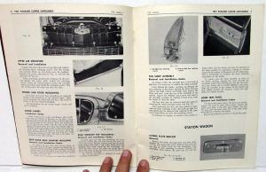 1957 Packard Clipper Dealer Service Shop Manual Supplement Studebaker 57L