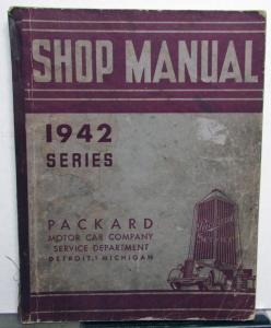1942 Packard Dealer Service Shop Manual 20th Series Repair Specs Original Rare