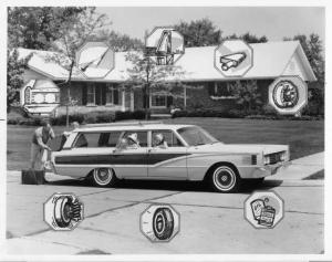 1965 Mercury Colony Park Station Wagon Travel Tune-Up Press Photo & Release 0081
