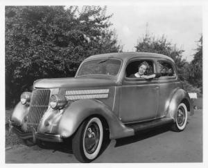 1936 Ford Allegheny Ludlum Stainless Steel Bodied Coupe Press Photo 0002