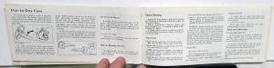 1972 Ford Mustang Owners Manual ORIGINAL Mach 1 Grande Fastback Convertible