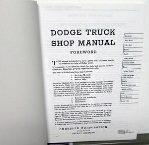 1937 Dodge Truck Dealer Service Shop Manual M Series Repair Repro